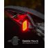 Upptäck Enfitnix Cubelite III Smart bakljus med ultraljust LED-ljus 30 lumen USB-laddning för cykelsäkerhet