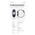 EP02 Smartklocka Sverige - Blodsockermätning EKG HRV Pulsmätare Temperaturmätare Vattentät Fitness Tracker