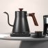 Elektrisk Svanhalsvattenkokare med Realtidstemperaturkontroll Elegant Design Perfekt för Te och Kaffe Bryggning
