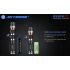 JETBeam JET-RRT01 XP-L LED EDC Ficklampa med 950 Lumen och Lång Batteritid Perfekt för Utomhusbelysning