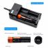 Doublepow 14500 batteri 750mAh USB-uppladdningsbart 3.7V Li-ion för elektroniska enheter och ficklampor LED
