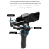 F6 3 Axis Gimbal Handhållen Stabilisator Skakfri Videoinspelning Ergonomiskt Handtag För Mobilfotografering