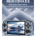 POWKIDDY RGB10 MAX3 Retro Handhållen Spelkonsol med 5 Tums IPS Skärm och RK3566 för Hög Prestanda