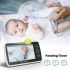 SM650 bärbar videobabymonitor HD 720P babyvakt långvarig batteritid tvåvägsljud babysäkerhet föräldraskap
