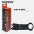 TOSEEK MTB-styrstam aluminium 28.6-31.8mm lättvikt justerbar vinkel hållbar för cykelentusiaster matt svart