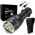 Nitecore TM9K PRO 9900 Lumen ficklampa med USB-C laddning och 510 meters strålavstånd för äventyr och SAR