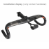 TOSEEK fullkolfiberstyre 400mm 420mm 440mm trådlöst racingdrop cykelstyre högkvalitativt landsvägscykelstyre