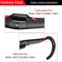 TOSEEK fullkolfiberstyre 400mm 420mm 440mm trådlöst racingdrop cykelstyre högkvalitativt landsvägscykelstyre