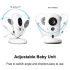 Upptäck modern teknik med VB603 Video Baby Monitor 24G för barnövervakning tvåvägsljud infraröd nattvision
