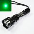 Uniquefire HS-802 Green Light ficklampa Långvarig och hållbar 6061T aluminiumlegering för utomhusäventyr