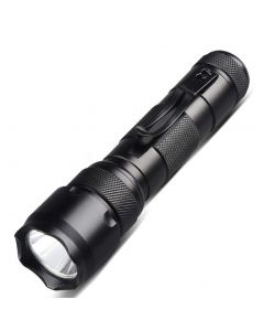 Ultrafire WF-502.2 3W grönt ljus 1-läge Zoombar LED-ficklampa