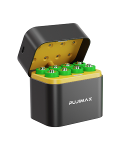 8-fack smart flip-top laddningsfack typ-c-port AA litiumbatteri 3400mWh batteriladdare