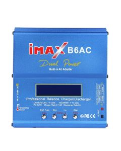IMAX B6 AC RC Laddare 80W B6AC 6A Balansladdare Digital LCD-skärm Li-ion LiFe Nimh Nicd PB Lipo batteriladdare
