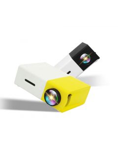 YG300 LED Mini Projector 320x240 Pixlar stöder 1080p YG-300 HDMI USB Audio Portable Projector Home Media Video Player