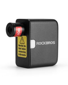 ROCKBROS Cykelpump Bärbar Mini elektrisk luftpump Handhållen 100PSI uppladdningsbar däckpump Bilcykel Motorcykel Cykelpump
