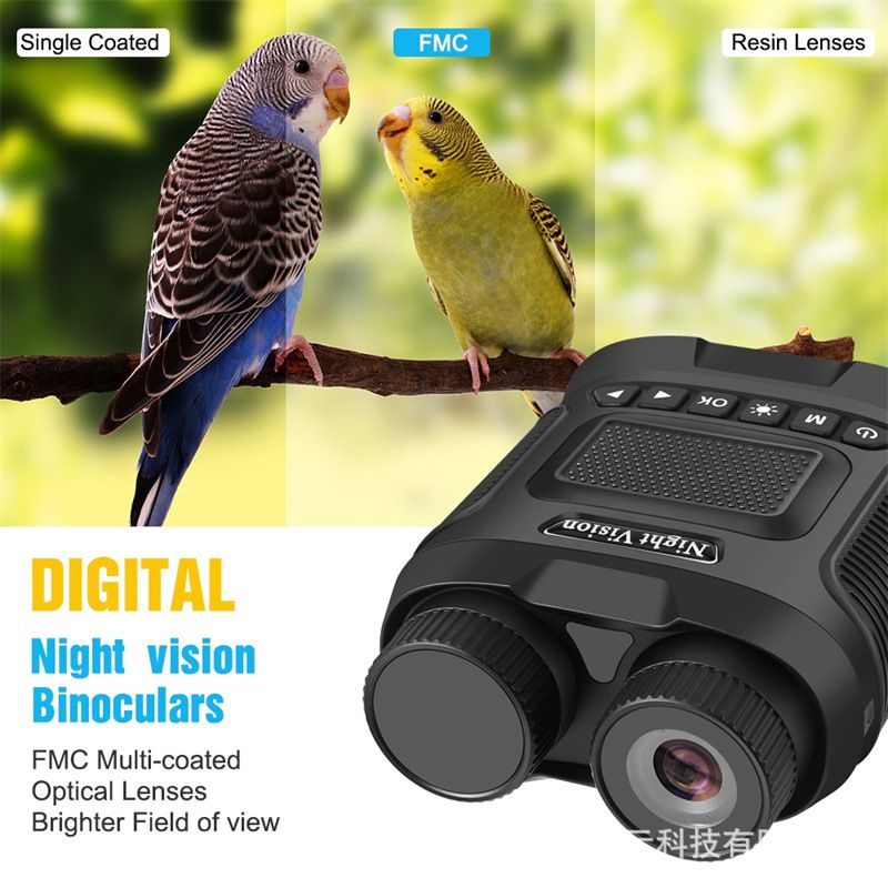 Upptäck Nattkikare DT29 med 850nm Infraröd 1080P HD 8X Digital Zoom Jaktkikare för Vildmarksobservation 350m