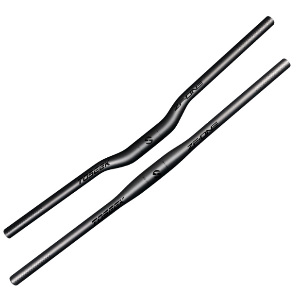 TOSEEK ZF-ONE MTB Carbonstyre 31.8mm Lättvikt Matt Svart 580mm 760mm Ergonomisk Design Premiumkvalitet