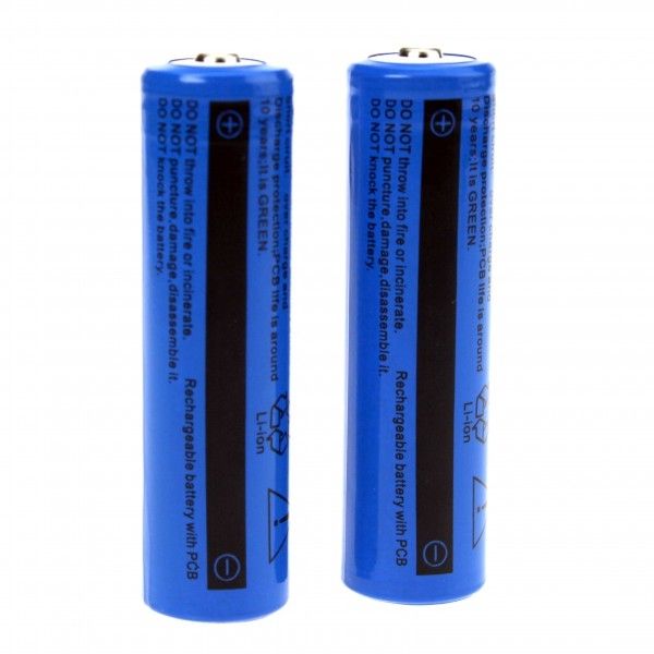 UltraFire TR 3000mAh 3.7V Li-ion hög kapacitet batteripar snabb laddning miljövänliga och hållbara batterier