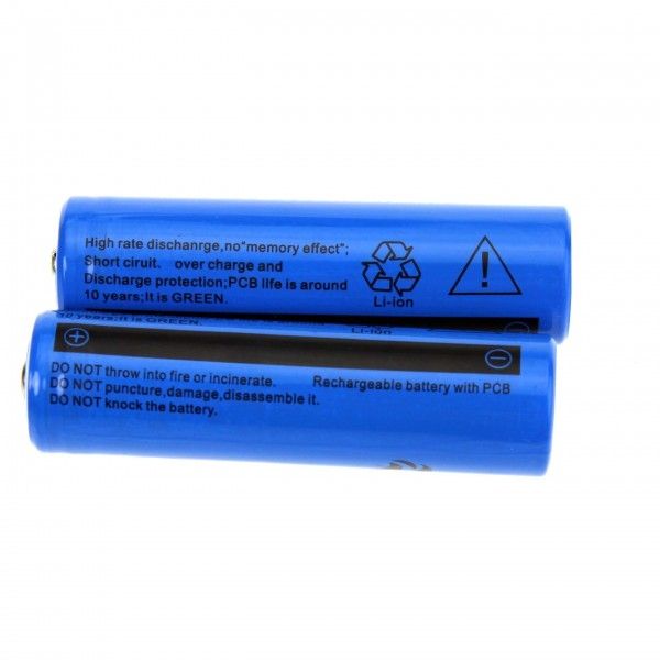 UltraFire TR 3000mAh 3.7V Li-ion hög kapacitet batteripar snabb laddning miljövänliga och hållbara batterier