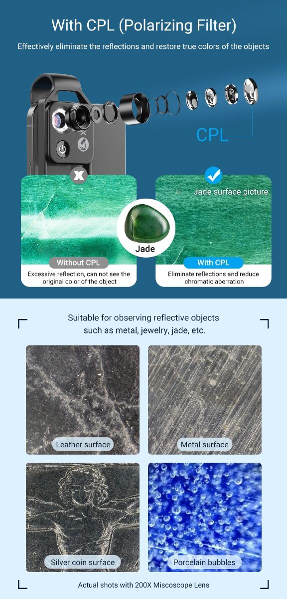 Upptäck naturen med APEXEL 200X mikroskoplins till smartphones med LED-ljus för mobilfotografering och detaljerad inspektion