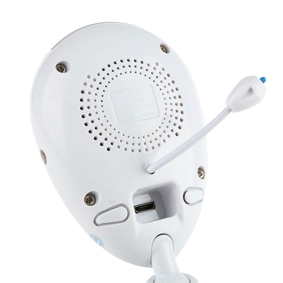 SP880 trådlös videobabymonitor med 2.4-tum LCD infraröd nattvision och tvåvägsljud för trygg babyövervakning