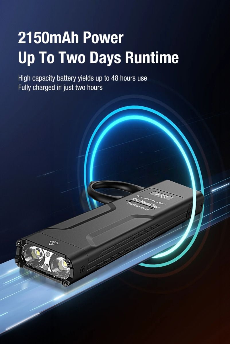 Klarus X1 Ultratunn EDC Taktisk Ficklampa Luminus SST-70 LED 4200LM Utomhus Nödficklampa