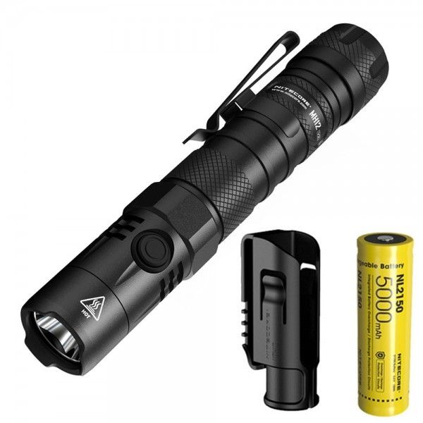 Nitecore MH12 V2 XP-L2 V6 LED-ficklampa 1200 lumen, portabel, stark utomhusbelysning, pålitlig belysning