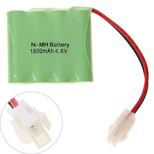 Ni-MH AA 4.8V 1800mAh 557 Plug Batteripaket