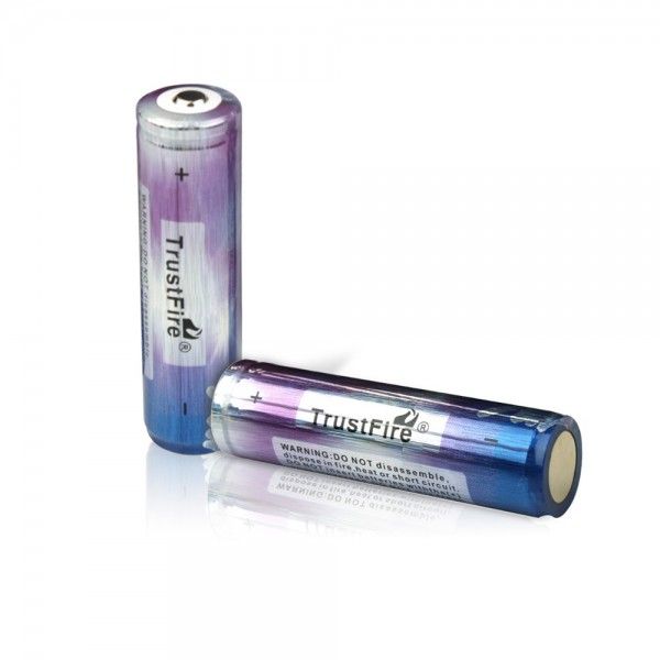 TrustFire 3.7V 18650 Batterier för elektroniska enheter med PCB-skydd och hög kapacitet ingen minneeffekt