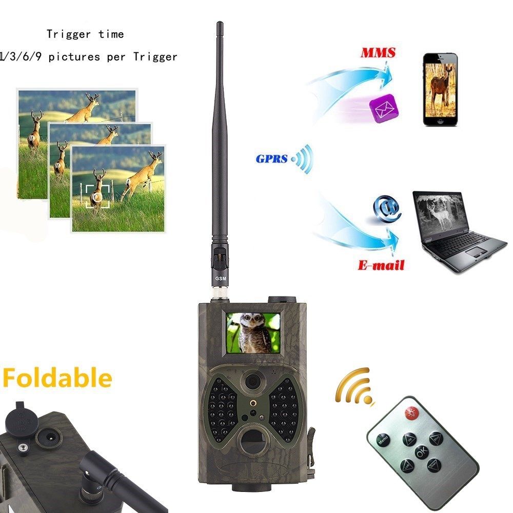 HC-300M 12MP 1080p jaktkamera med nattseende infraröda funktioner för viltövervakning och utomhusutrustning