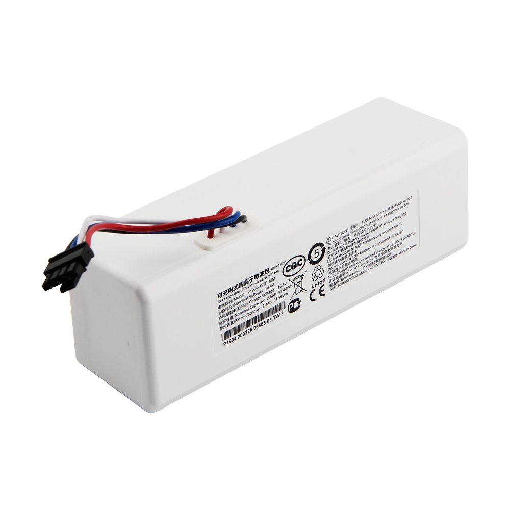 Original Robot Batteri 1C P1904-4S1P-MM för Xiaomi Mijia Sopa Mopping Robot Ersättningsbatteri 37.44Wh