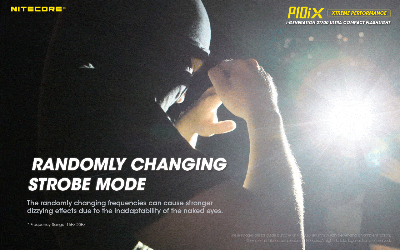 Nitecore P10iX 4000 lumen kraftfull taktisk ficklampa med 4 x XP-L2 V6 LED, 158 meters räckvidd, lång drifttid och hög hållbarhet