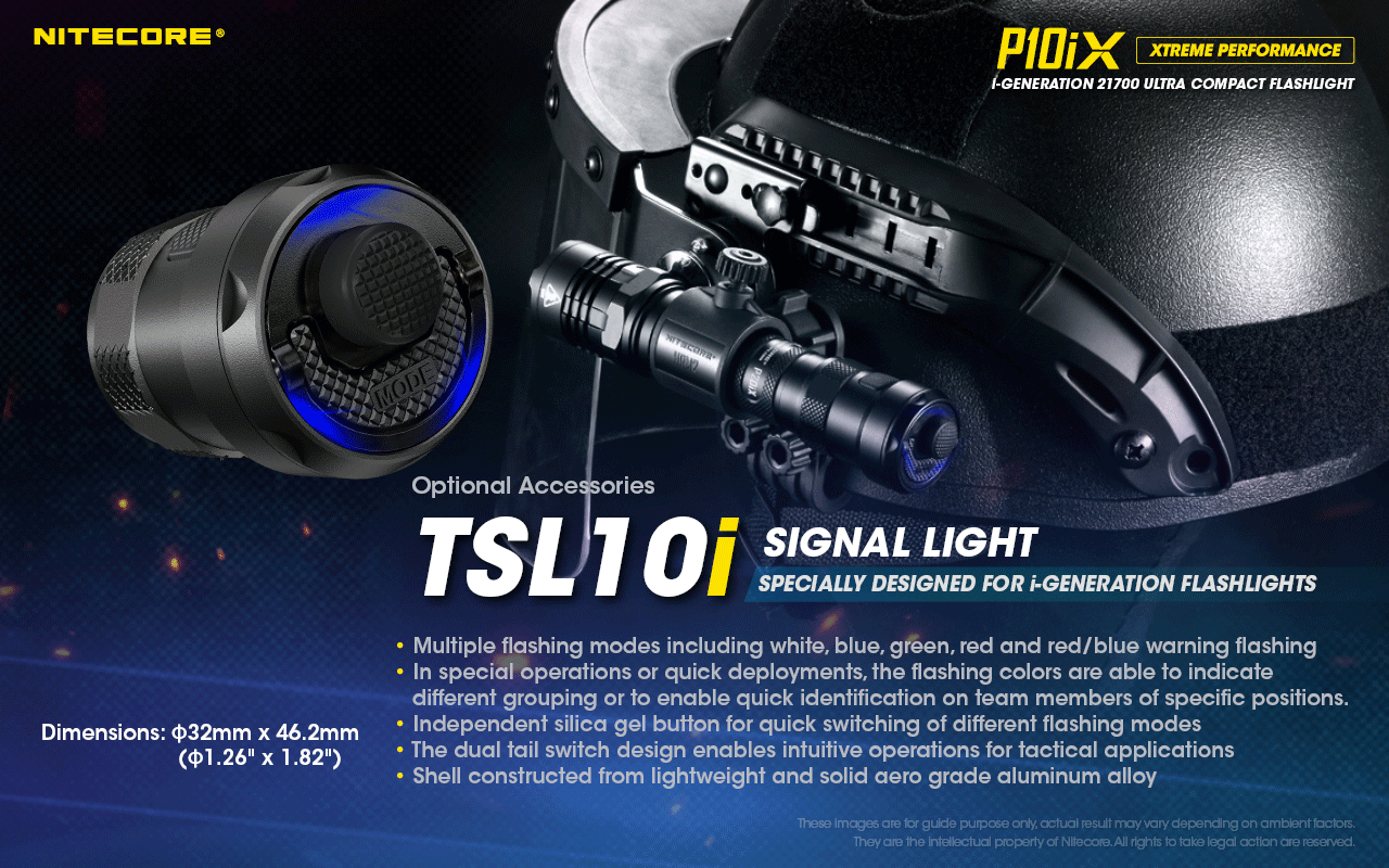 Nitecore P10iX 4000 lumen kraftfull taktisk ficklampa med 4 x XP-L2 V6 LED, 158 meters räckvidd, lång drifttid och hög hållbarhet