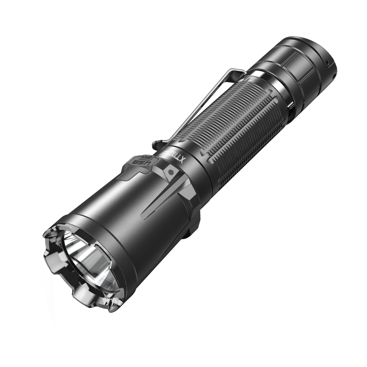 Klarus XT11GT PRO V2.0 USB-C laddningsbar ficklampa 3300 lumen taktiskt ljus för utomhus- och nödbruk