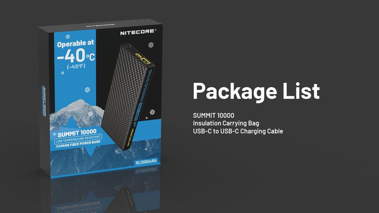 Nitecore Summit 10000 Powerbank