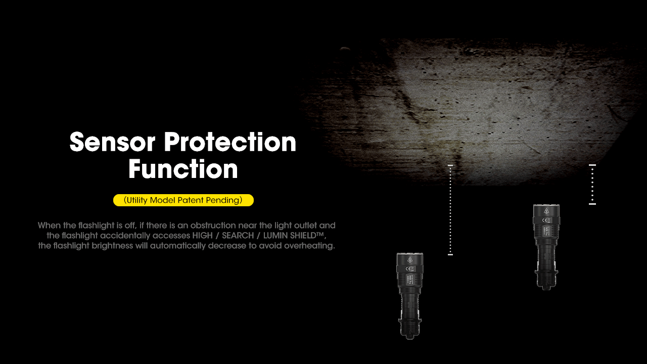 Nitecore TM9K PRO 9900 Lumen Hållbar uppladdningsbar ficklampa med USB-C och 510 m räckvidd för utomhusäventyr