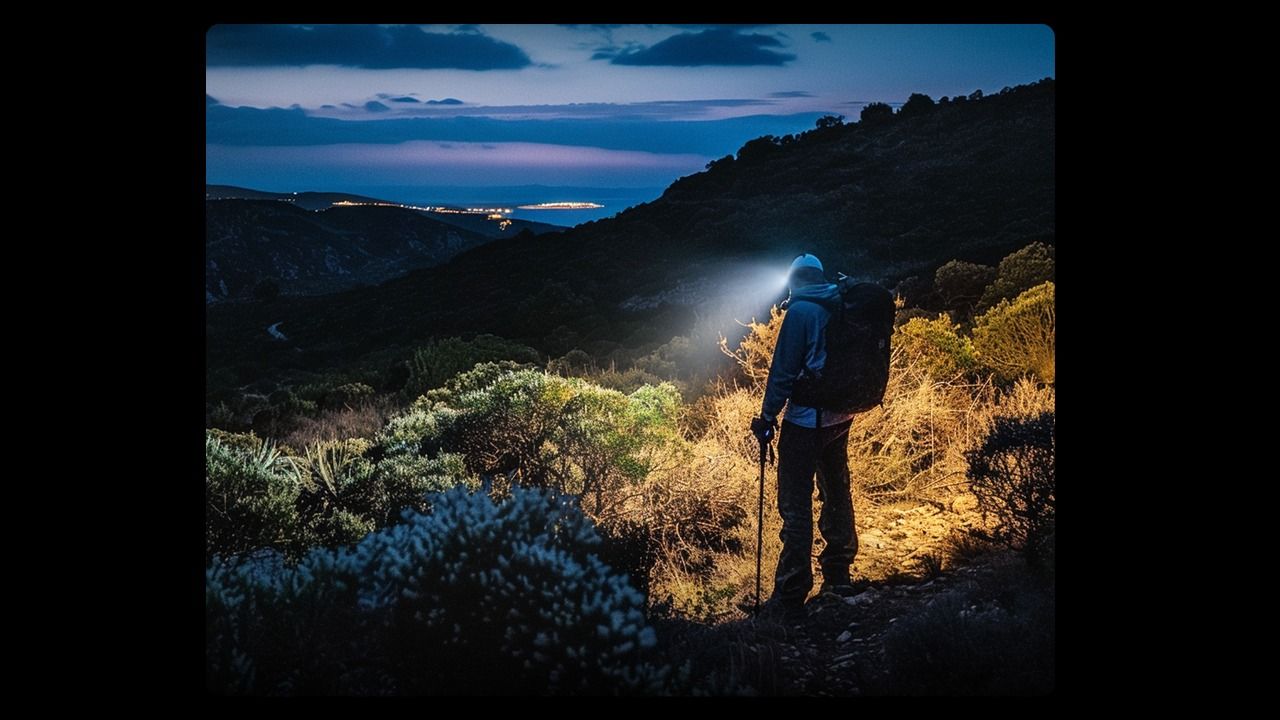 Nitecore HC60 UHE LED uppladdningsbar strålkastare 1600 lumen perfekt för utomhusbelysning och äventyrsutrustning