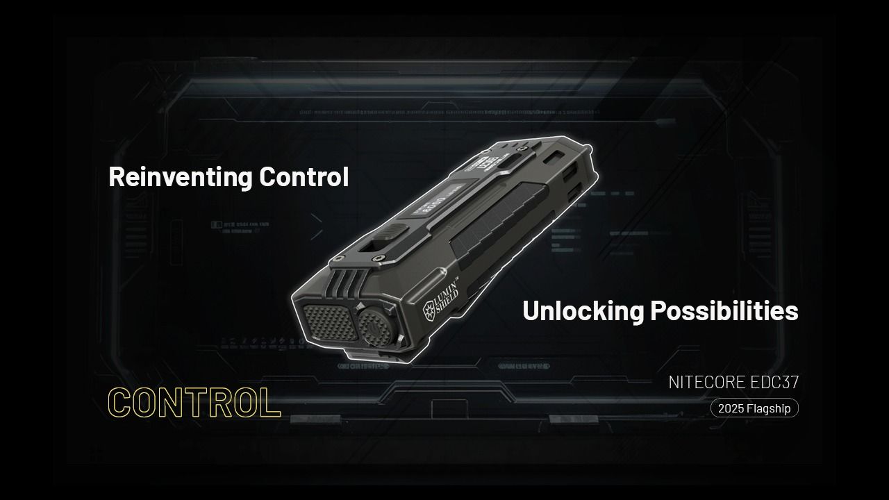 NITECORE EDC37 8000LM USB-C uppladdningsbara ficklampor