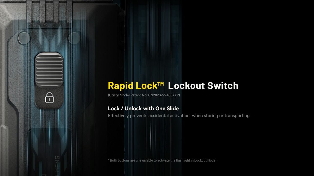 NITECORE EDC37 8000LM USB-C uppladdningsbara ficklampor