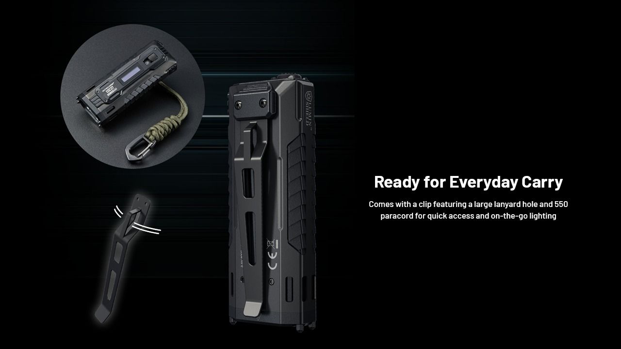 NITECORE EDC37 8000LM USB-C uppladdningsbara ficklampor