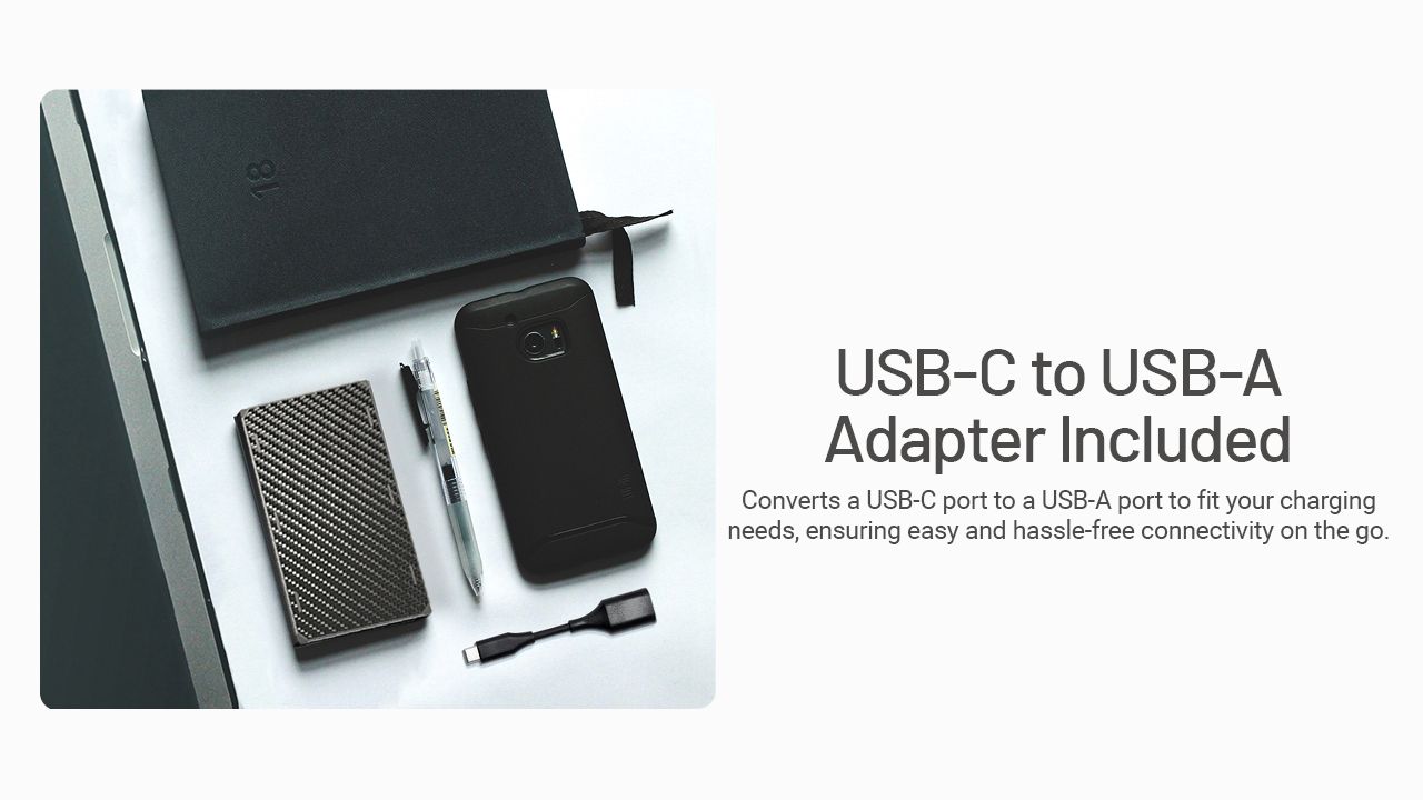 Nitecore NB20000 Gen3 Powerbank Dubbel USB-C-portar 20000mAh Snabbladdning Lättvikt Resekamrat