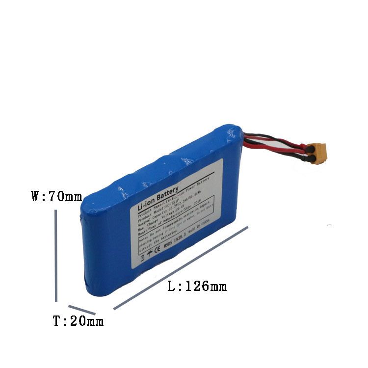 Högpresterande 25,2V batteripaket 18650 Li-Ion för fyrhjuligt skateboardbatteri hållbar lättviktigt energilösning