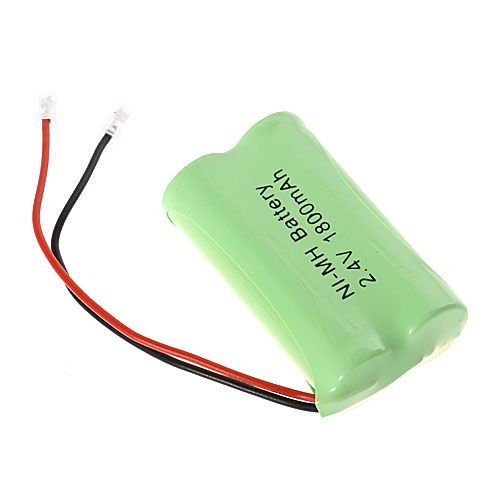 2.4V AA 1800mAh Ni-MH laddningsbart batteri, miljövänligt batteri med hög kapacitet för leksaker och fjärrkontroller