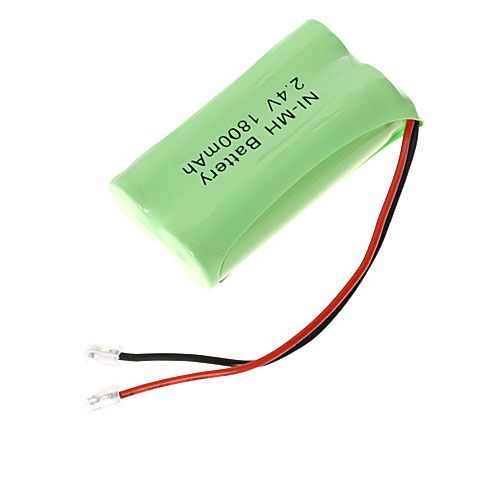 2.4V AA 1800mAh Ni-MH laddningsbart batteri, miljövänligt batteri med hög kapacitet för leksaker och fjärrkontroller