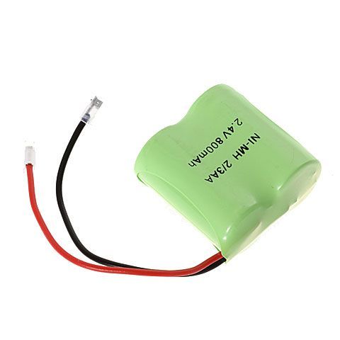 Miljövänligt 2,4V 2/3 AA 800mAh Ni-MH uppladdningsbart batteri för elektroniska enheter och barnleksaker
