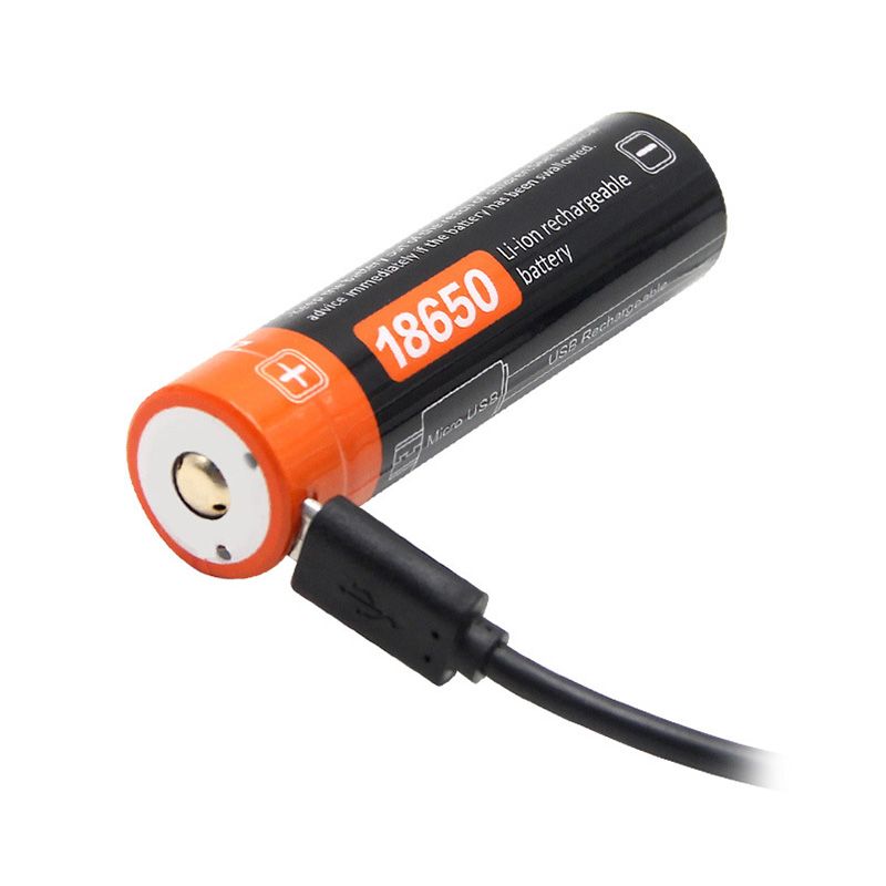 Upptäck 18650 2600mAh 3.7V Micro USB batteri uppladdningsbar litiumjon med hög energitäthet och lång livslängd
