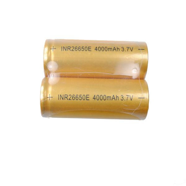 UltraFire 26650 4000mAh Högkapacitets Litiumjonuppladdningsbart Batteri Miljövänligt för Högströmsenheter