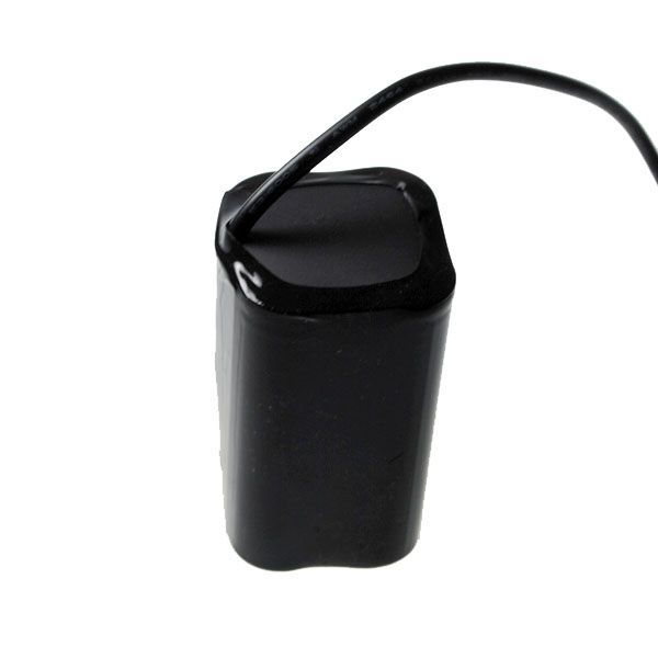 5521 DC-gränssnitt 8,4V batteriset med hög kapacitet 4*18650 cykelljusbatteri i lättvikt kardborrefodral