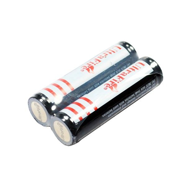 UltraFire 3.7V 18650 3600mAh hög kapacitet uppladdningsbara batterier för hållbar och miljövänlig kraft