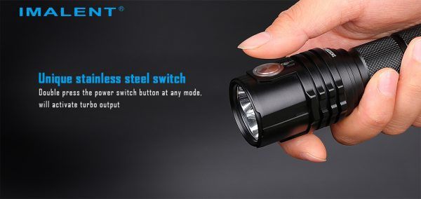 IMALENT MS03 XHP70 EDC Ficklampa 13000 Lumen med 324 Meters Räckvidd Lättvikt Hållbar för Utomhusäventyr
